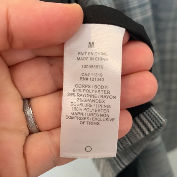 Dynamite double button blazer plaid pattern - Picture 6 of 12